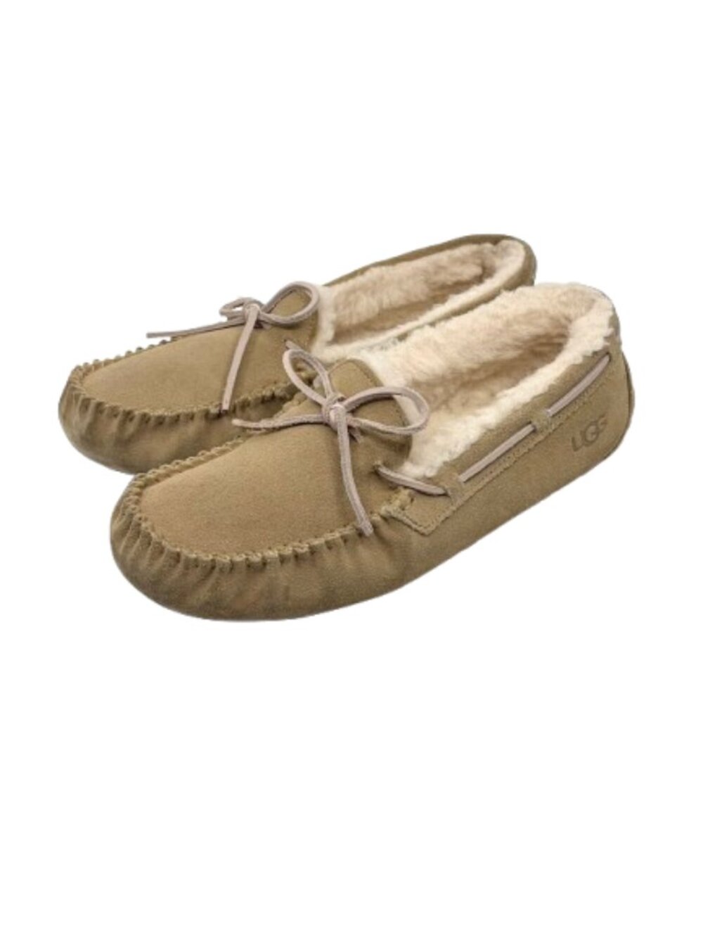 UGG~Dakota~WOMEN'S SUEDE LEATHER SHEARLING MOCCASIN SLIPPERS SHOES Size 10